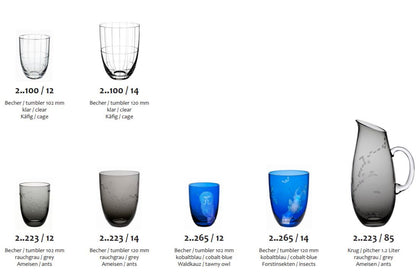 "Earth" Crystal Tumbler Collection (Forest)