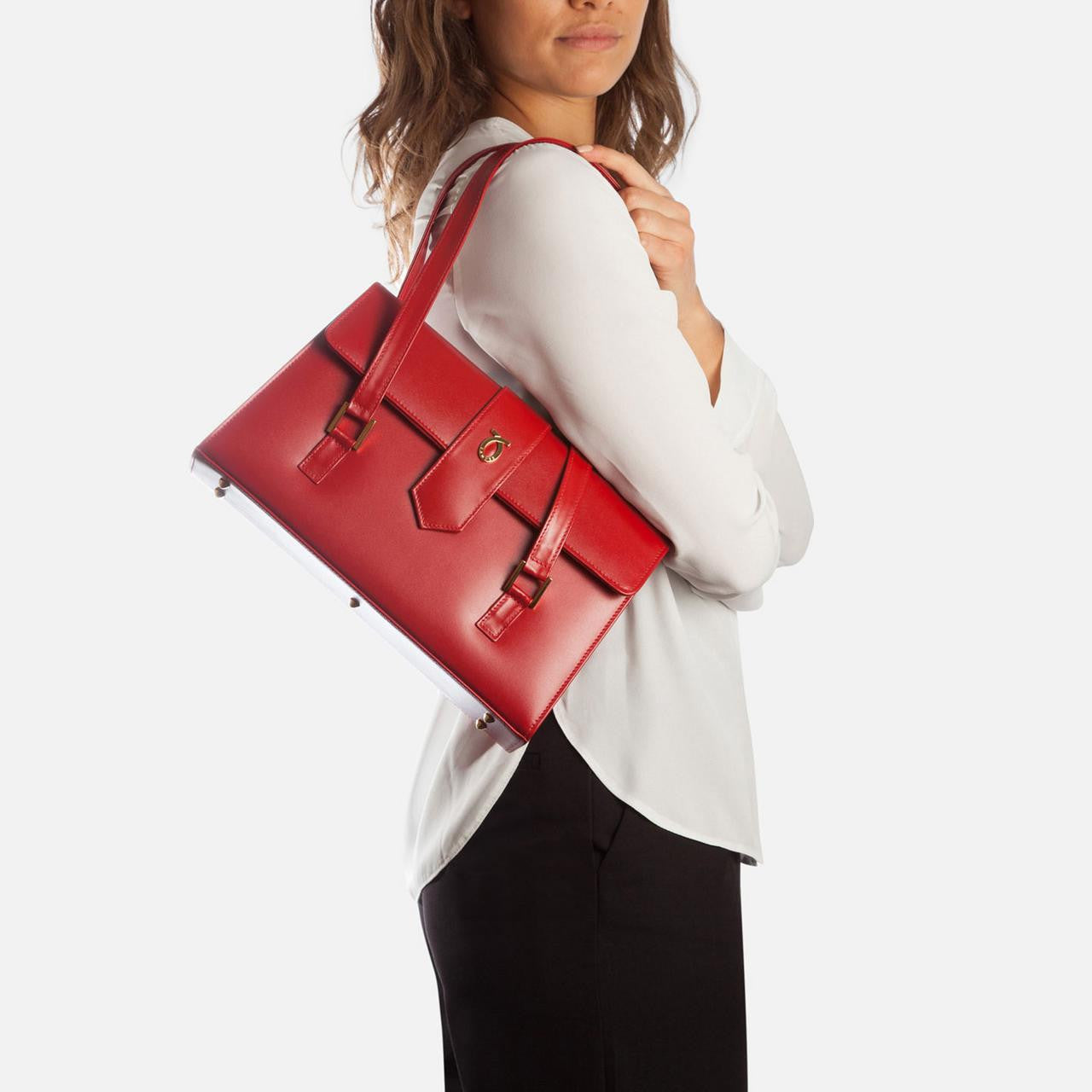 Aida Handbag, Guard Red/Red