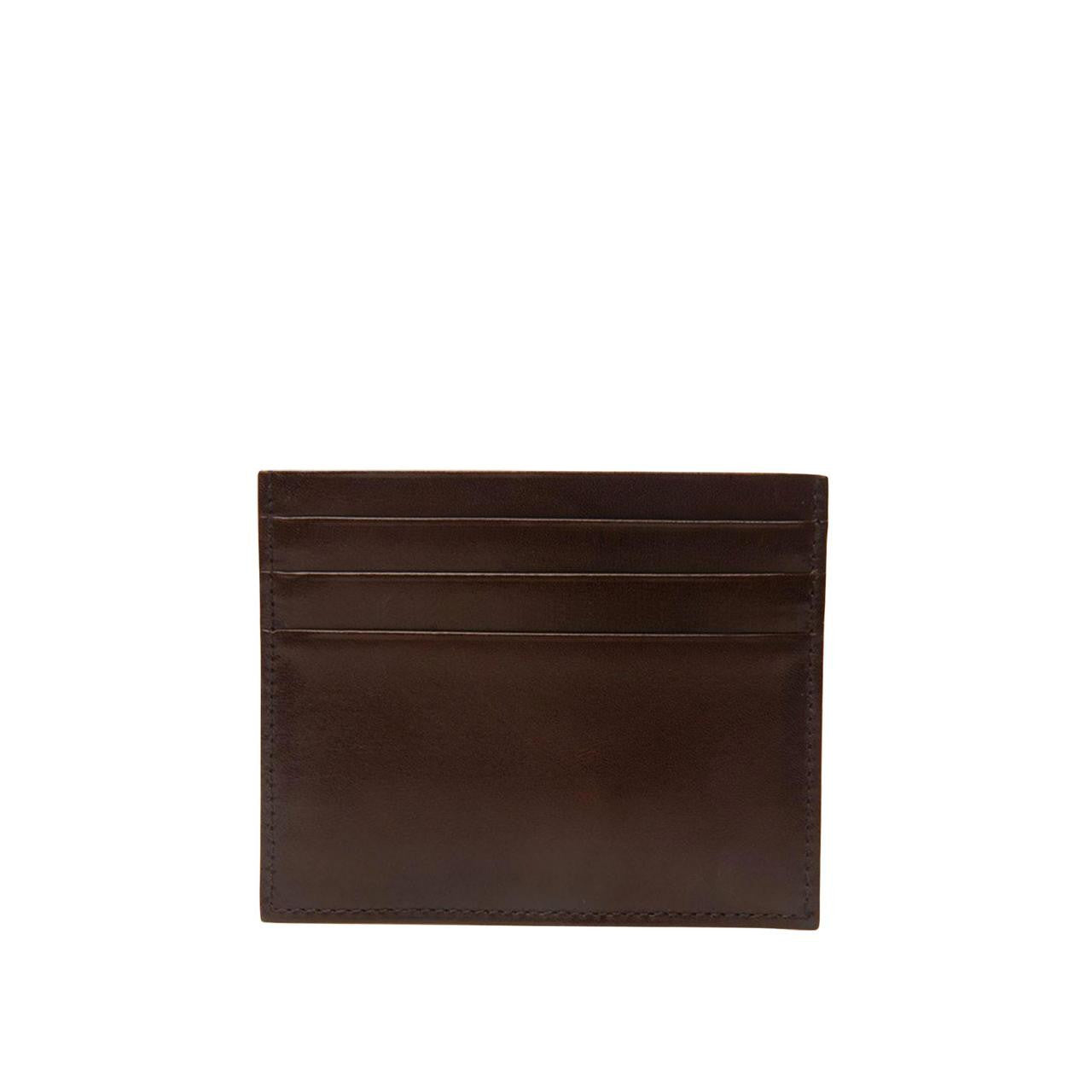 Launer Six Credit Card Case, Havana