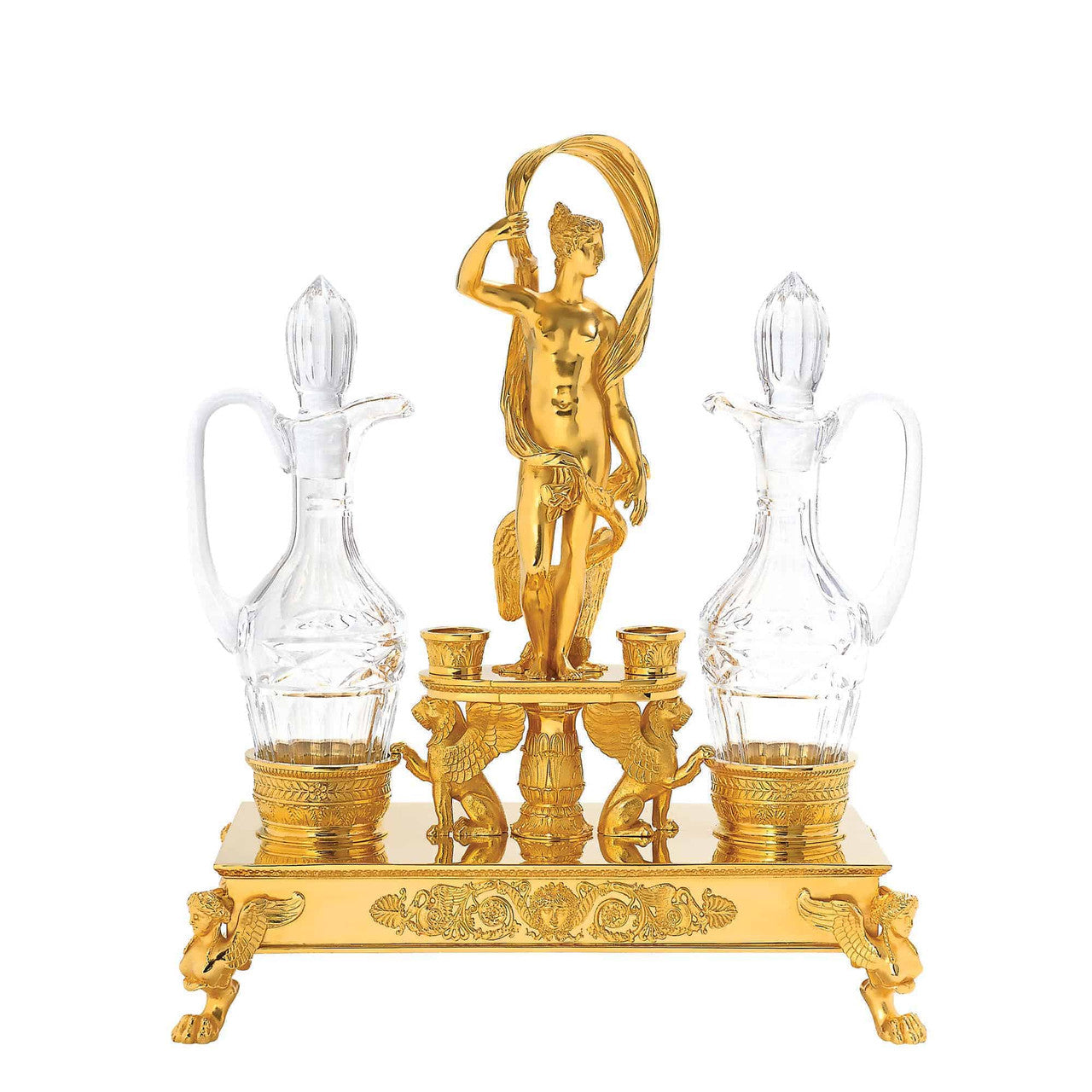 Leda Oil and Vinegar Cruet (Vermeil)