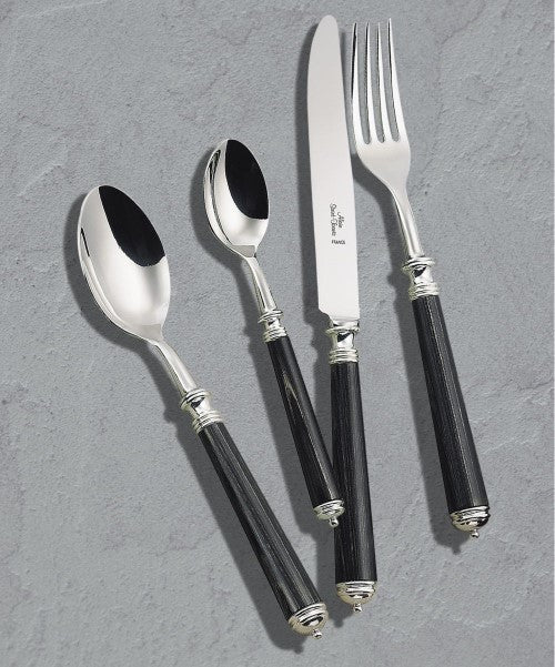 Alain Saint-Joanis Marbella Silverplate Cutlery Collection (Black)