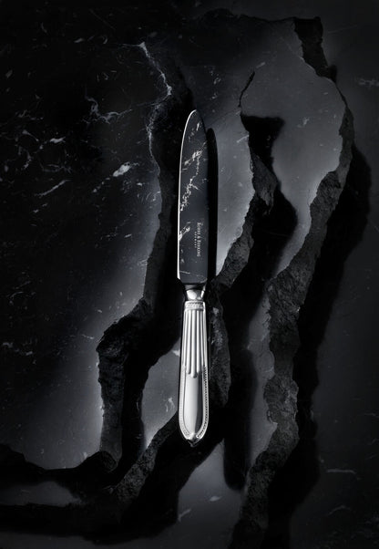 "The Box" Belvedere ("Marble" Knife Blades) in Silverplate