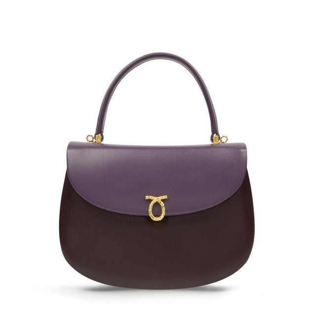 Nocturne Handbag, Lilac & Dark Purple/Royal Purple