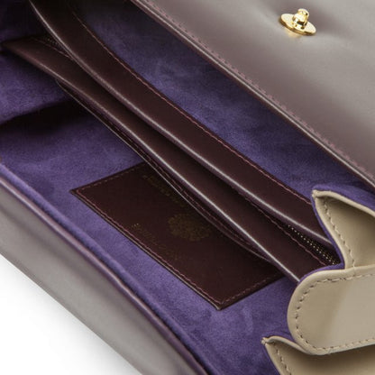 Nocturne Handbag, Lilac & Dark Purple/Royal Purple