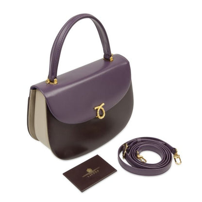 Nocturne Handbag, Lilac & Dark Purple/Royal Purple