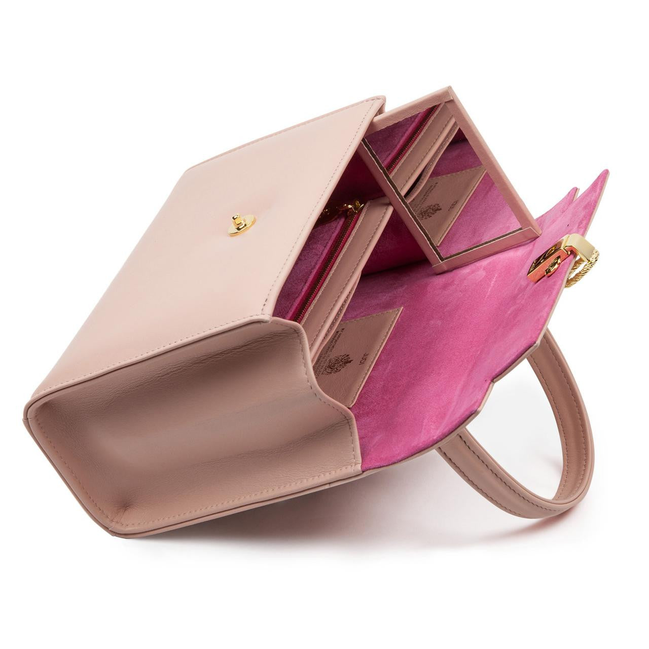 Powder pink purse sale