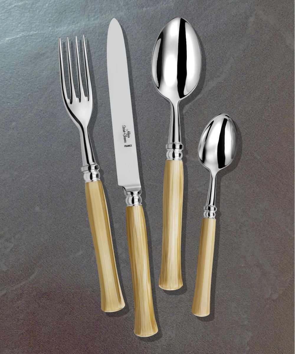 Alain Saint-Joanis Riviera Silverplate Cutlery Collection (Light Horn)