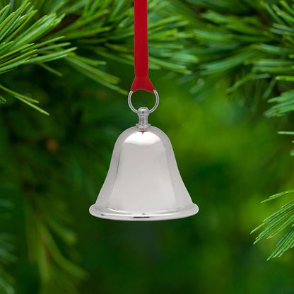 Gorham Plain Sterling Silver Christmas Bell Ornament