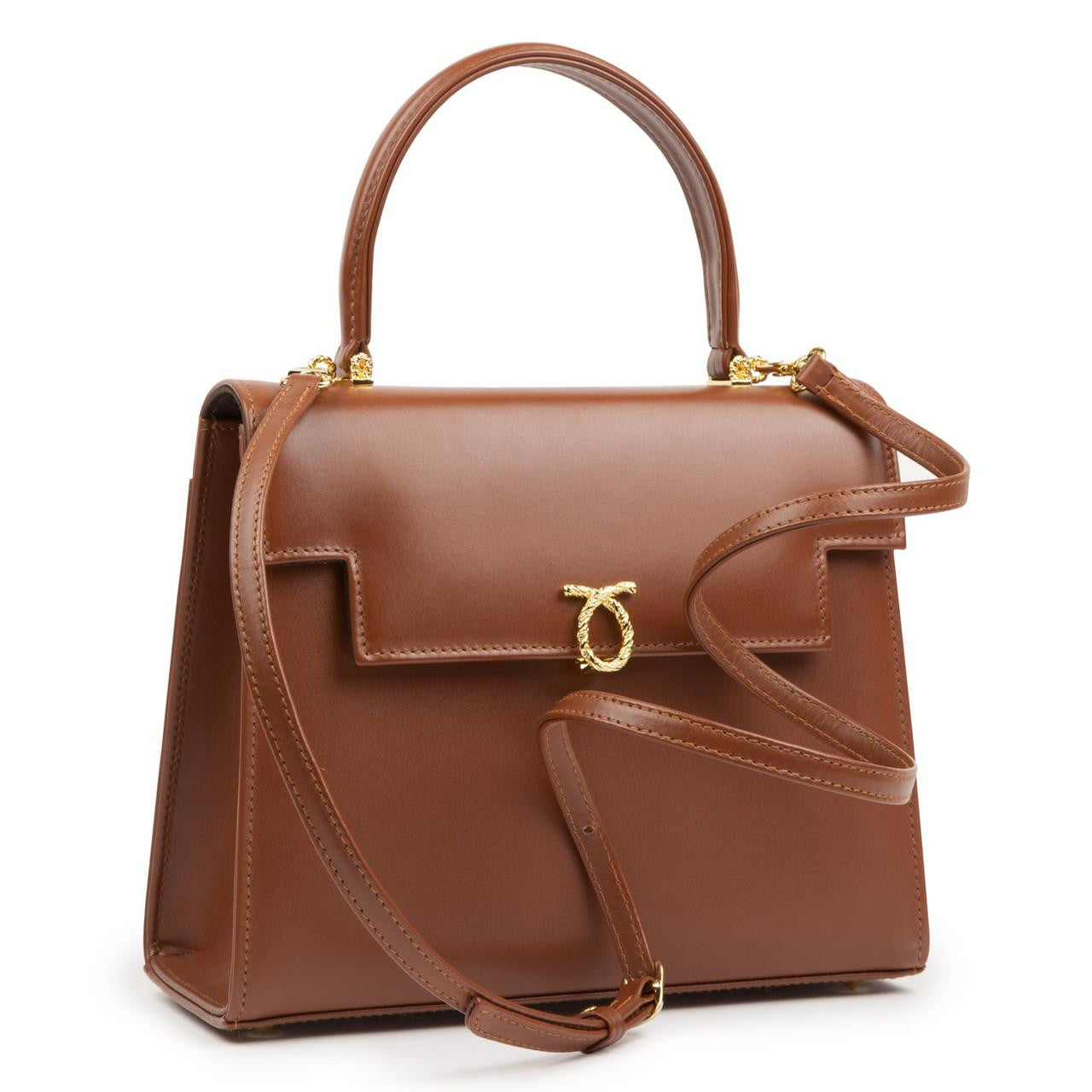 Traviata Handbag, Tan/Tan