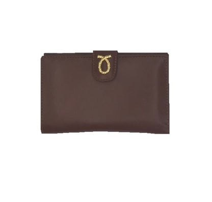 Launer Medium Logo Purse, Tan/Brown