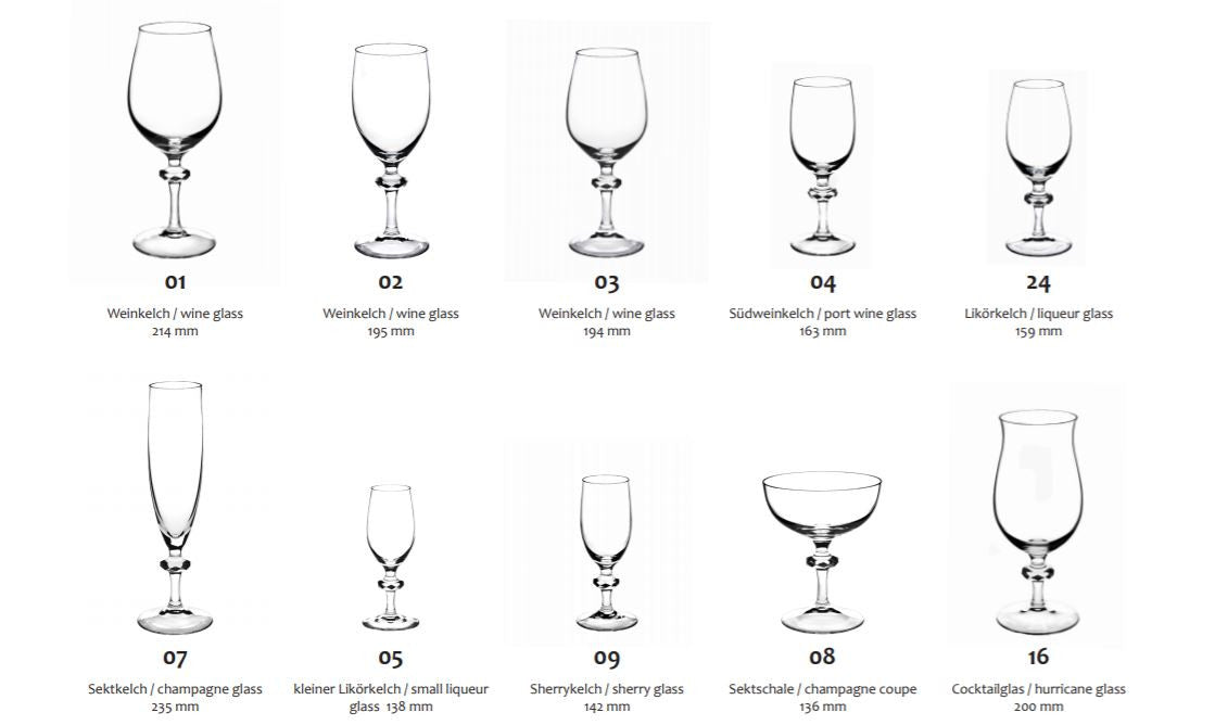 Theresienthal Alexis Crystal Stemware Collection