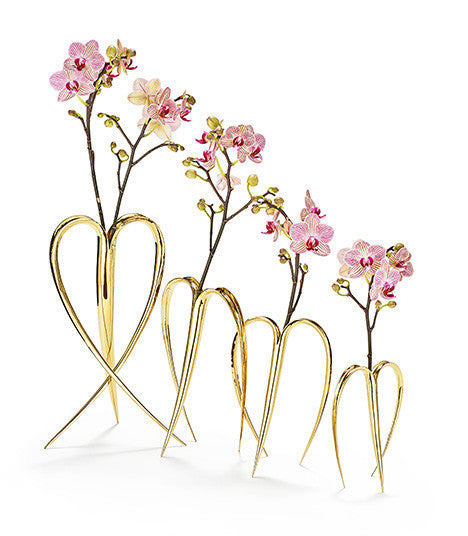 "Heart Vase" Collection by Ted Muehling (Gold Finish)